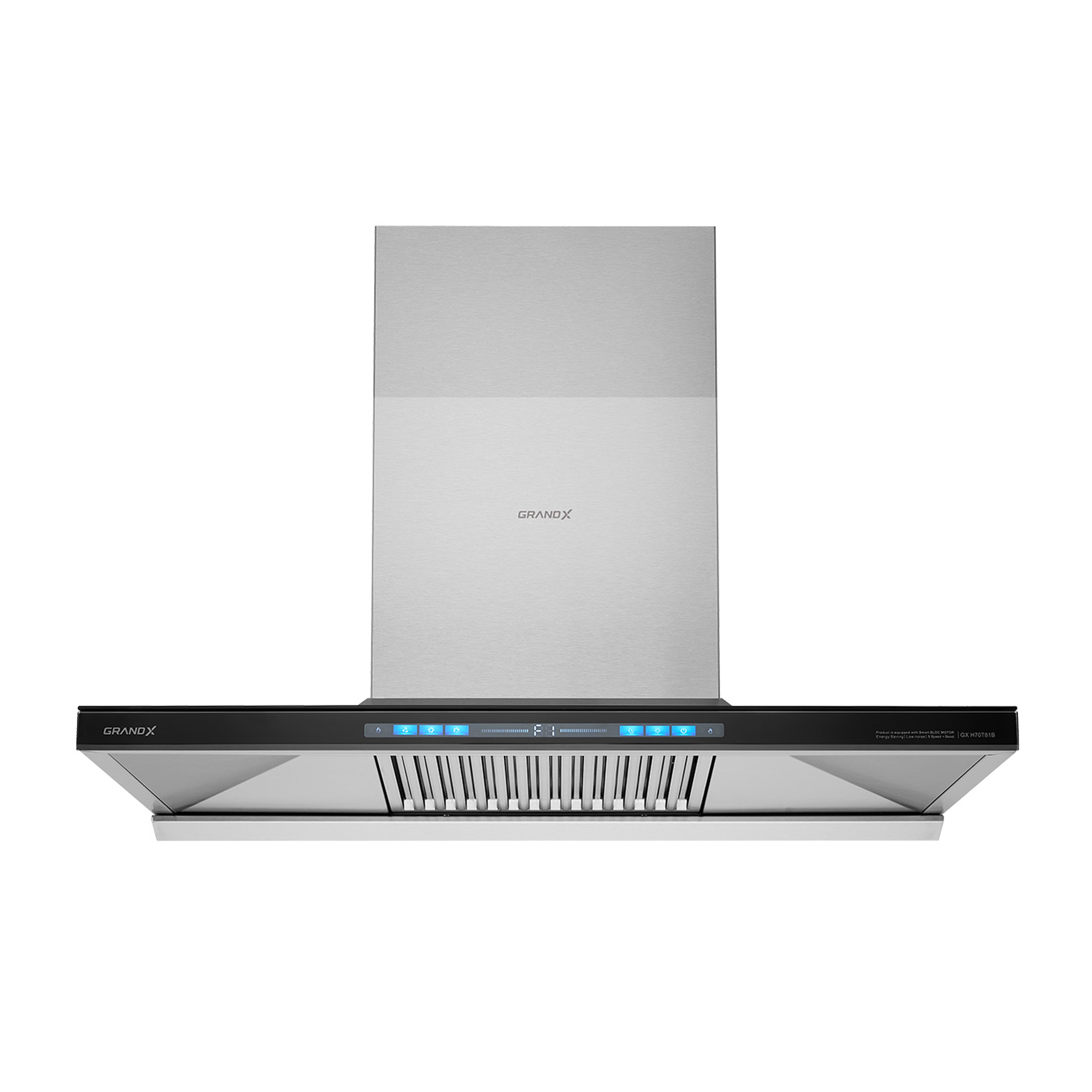 Hút mùi chữ T GRANDX GX H70T81SB, rộng 70cm